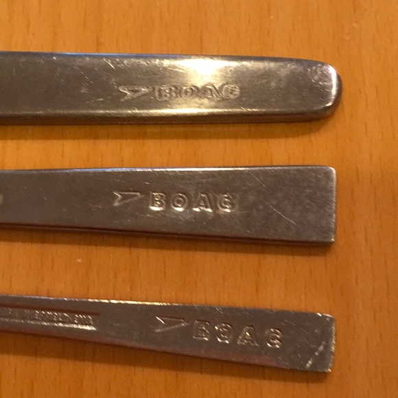 Mid-century BOAC Airline Tableware & Eye Mask - Picture 3 of 7